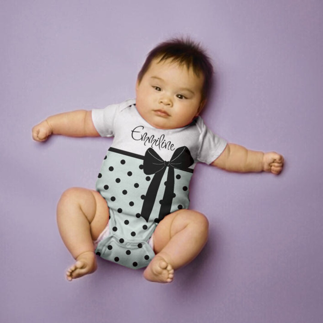 Soft Polka Dot Baby Bodysuit main image 0