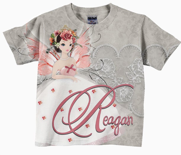 Fairy Princess Shirt Personalized Girl's Shirt Girls Etsy