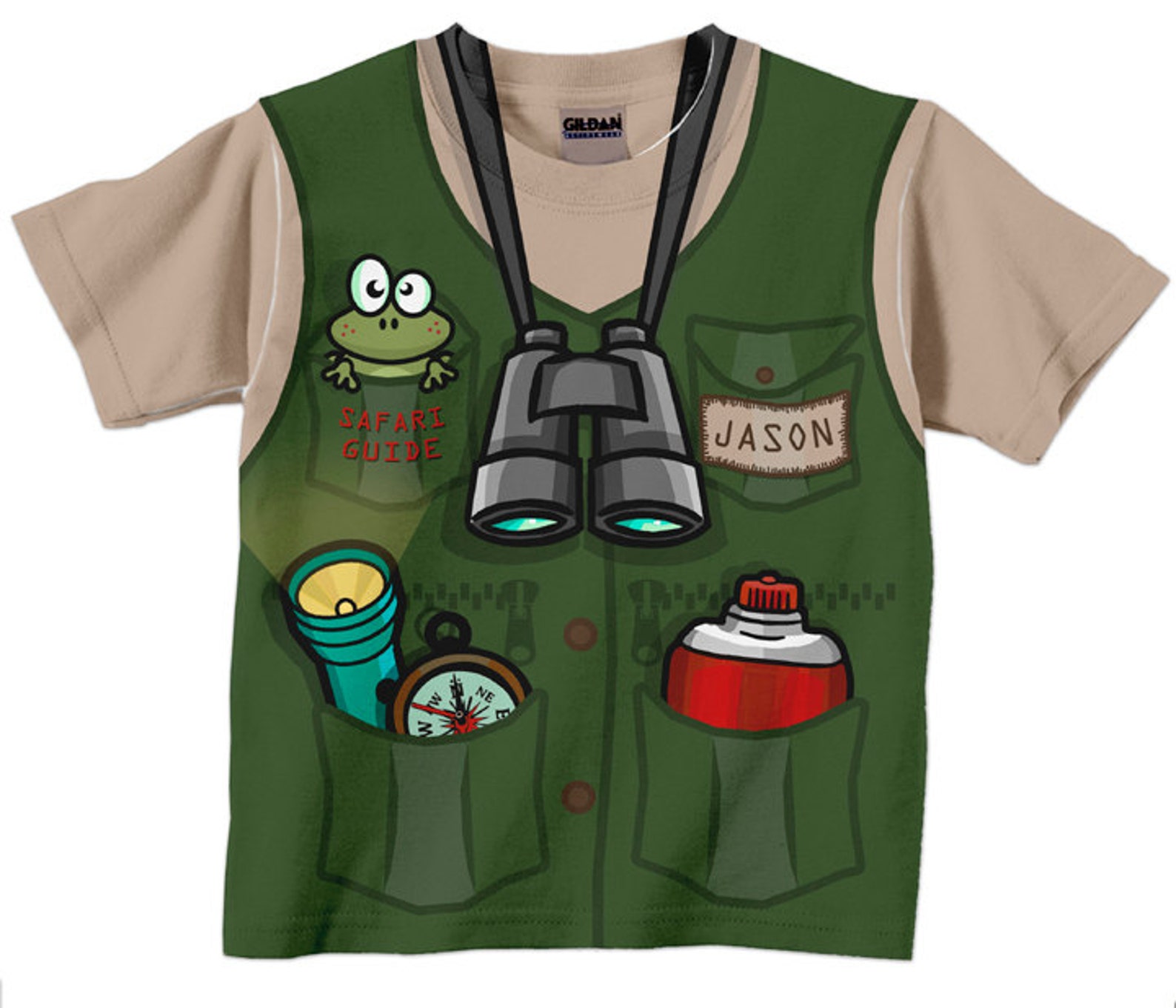 Safari Guide Shirt Personalized Childrens Jungle Birthday Etsy