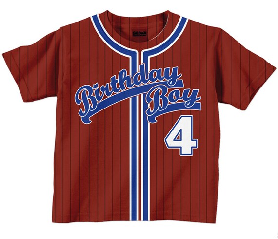 birthday baseball jersey