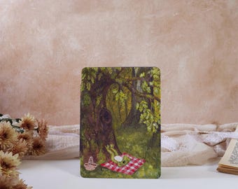 Frog Picnic Kindle Case For Kindle 11/10th Gen 6",Kindle Paperwhite 12/11/10th 6.8"6",Kobo Clara Case, All New Kindle Case With Auto Wake
