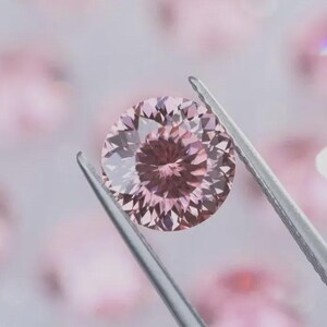 thumbnail image 2 of 1.00 Carat Natural Round Cut Baby Pink Diamond – VVS1 Clarity, D Color, GDGL Certified 2 of 2