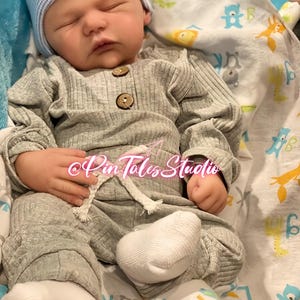 Full Body Silicone Reborn Baby Girl 20" Artist Made Realistic Newborn Doll, Lifelike Silicone Baby, Collectible Christmas Birthday Gift