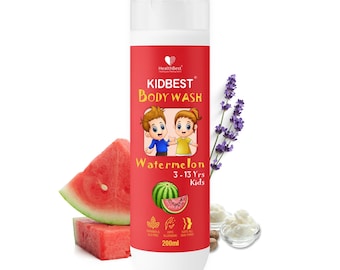 Kids Watermelon Body Wash, Aloe Vera, Shea Butter, Tear-Free