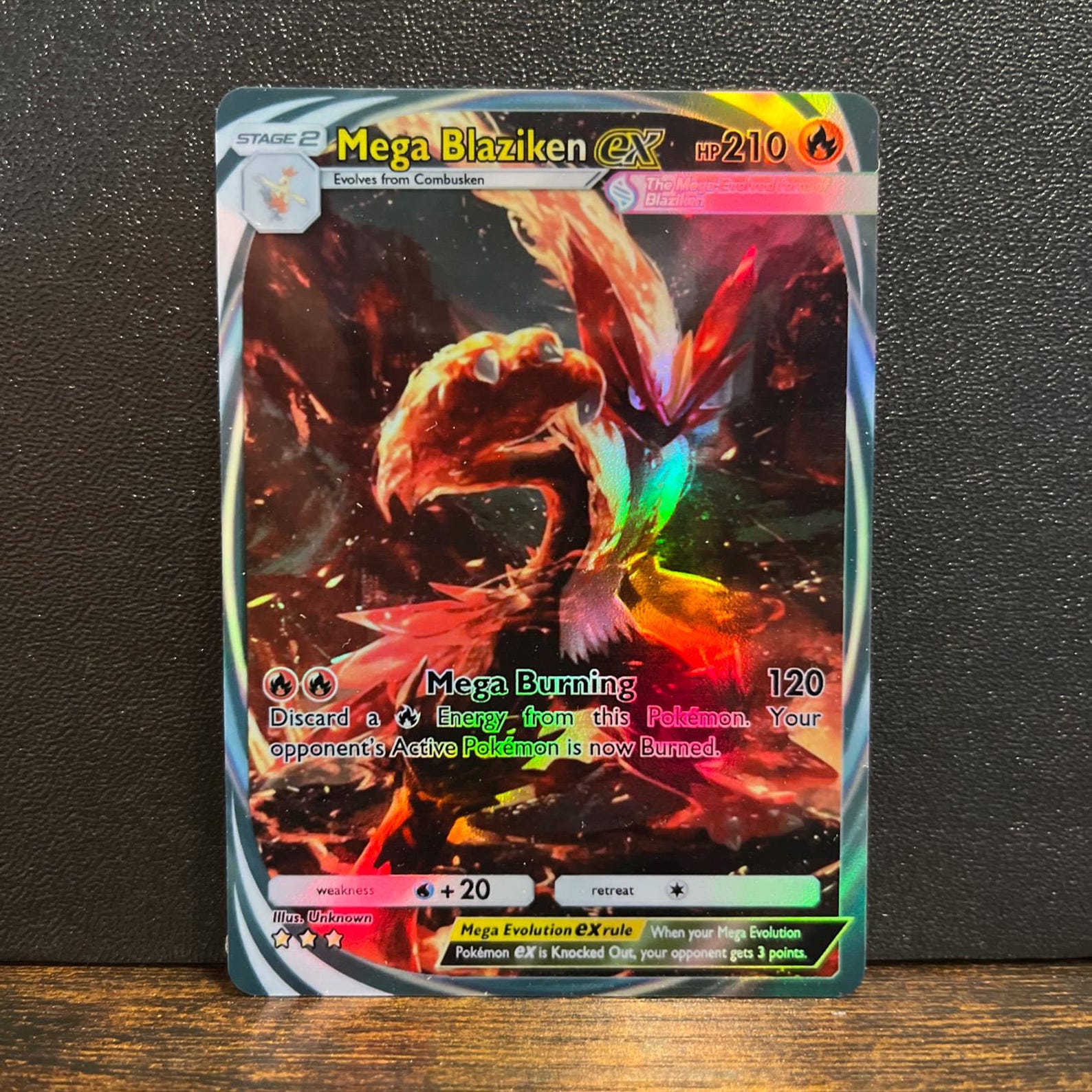 Mega Blaziken Ex Immersive Pokémon TCG Pocket Inspired Fan Art Card - Etsy
