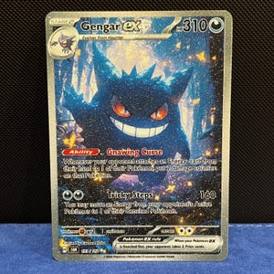 Gengar ex Forest (Shimmer Texture) Fan Art Card - Pokémon TCG Inspired