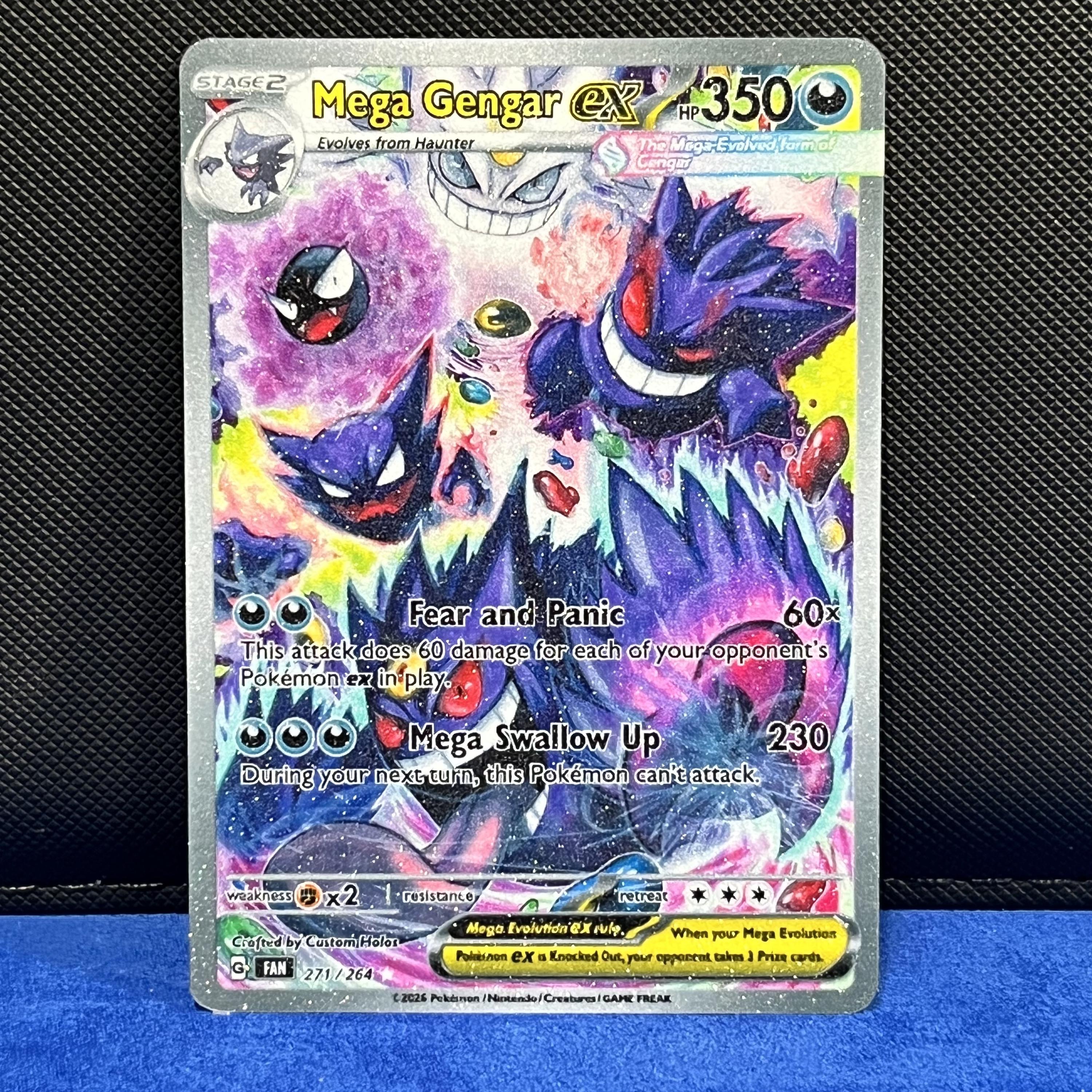 mega gengar pokemon cards Amazon.com: Pokemon - Mega Gengar ex - 056/094 - ME02: Phantasmal Flames  (PFL) - Double Rare