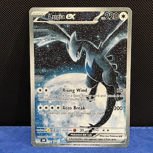 Lugia ex Moon (Shimmer Texture) Fan Art Card - Pokémon TCG Inspired