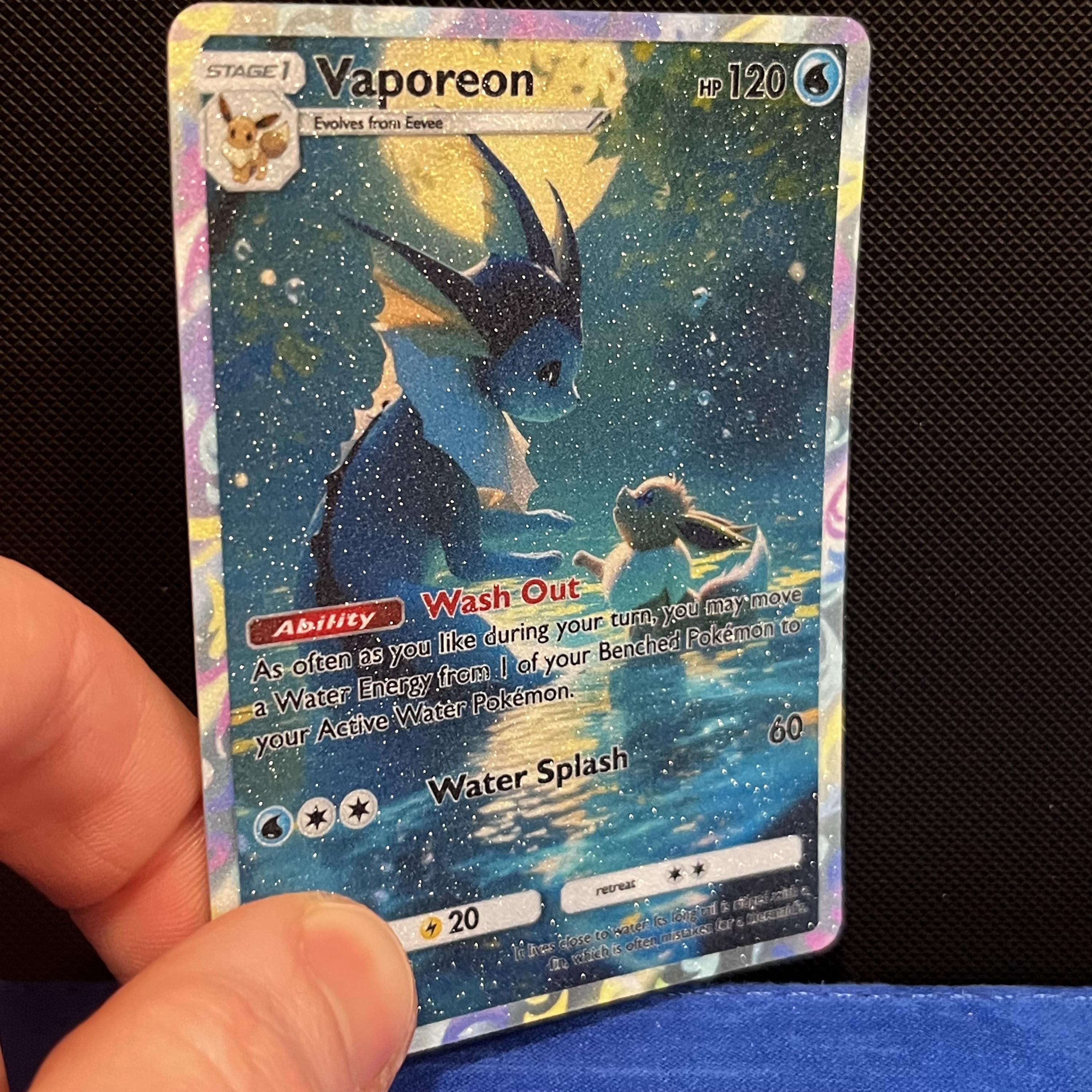 shiny vaporeon pokemon card S6a] V 015/069RR Retreat Cost Vaporeon Star Gold Metal Pokemon