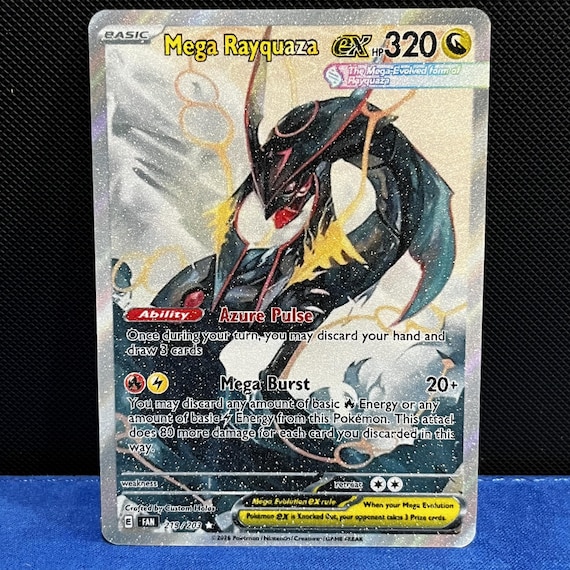 pokemon trading card game rayquaza Dragon Lightning Dragon Pulse (40) Discard the top 2 cards of your deck Pokemon XY Shiny Rayquaza EX