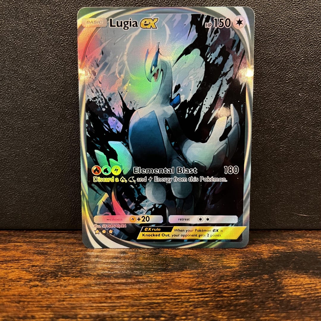 Lugia Ex Immersive - Pokémon TCG Pocket Fan Art Card - Etsy