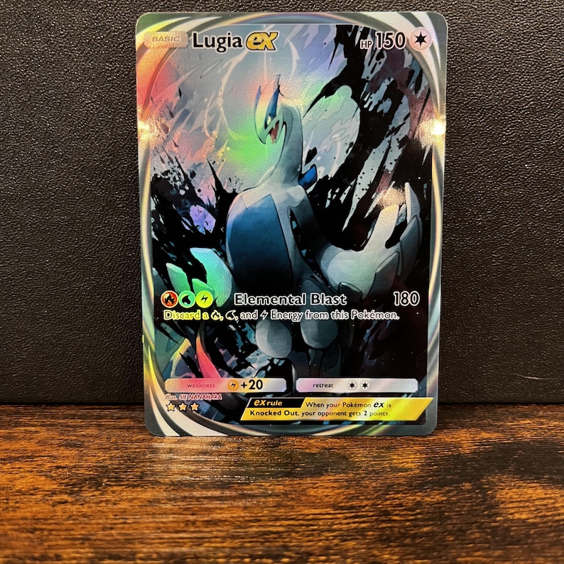 Lugia Ex Immersive - Pokémon TCG Pocket Fan Art Card - Etsy