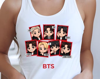 BTS Tank Top, BTS K-Pop Concert 2026 T-Shirt, BTS World Tour Tank, Bangtan 2026 Concert Tank, Kpop Shirt, Bts Logo Tank Top, Kpop Fan Tank