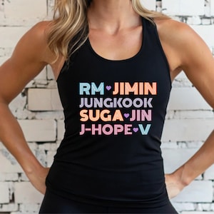 BTS Tank Top, BTS K-Pop Concert 2026 T-Shirt, BTS World Tour Tank, Bangtan 2026 Concert Tank, Kpop Shirt, Bts Logo Tank Top, Kpop Fan Tank