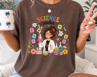 Science Teacher Shirt, STEM Educator Tee, Math & Chemistry Back to School Gift
