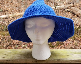 Short Witch Hat in Blue