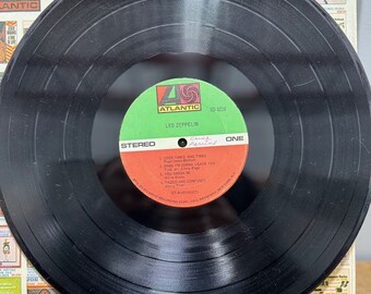 Led Zeppelin 1 SD 8216 Atlantic Recording Vinyl LP Record Album