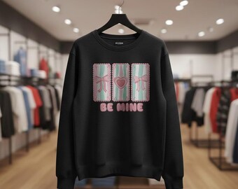 Be Mine PNG | Valentine’s Day PNG | Coquette Bow PNG | Preppy Heart Shirt Design | Galentine Sublimation