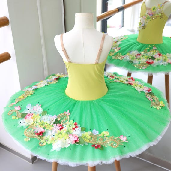 green ballerina dress Aurelia Long Sleeve Ballerina Dress