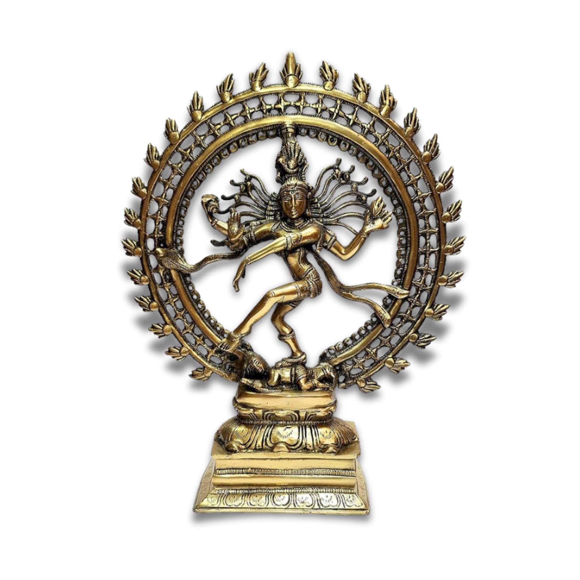 Handcrafted Brass Nataraja Statue – Lord Shiva Cosmic Dance - Etsy UK