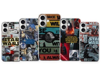 Star Wars Phone Case – Galactic Saga Sci-Fi Cover for iPhone 17 16 15 14 13 | Samsung S25 S24 S23 | Pixel 10 9 8