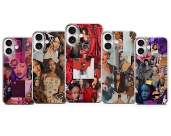 Rihanna Phone Case – Music Pop Star Music R&B Cover for iPhone 17 16 15 14 13 12 11 | Samsung S25 S24 S23 | Google Pixel 10 9 8 7