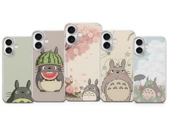 Etui na telefon Totoro – Mój sąsiad Totoro, urocze etui Studio Ghibli na iPhone'a 17 16 15 14 | Samsung S25 S24 S23