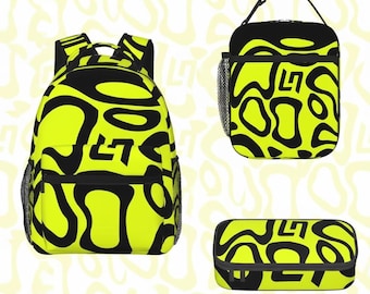 Lando Norris 子供用スクールバッグ ランチバッグ 3点セット