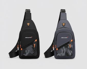 カスタム マクラーレン メンズ クロスボディ スリング トラベル ショルダーバッグ