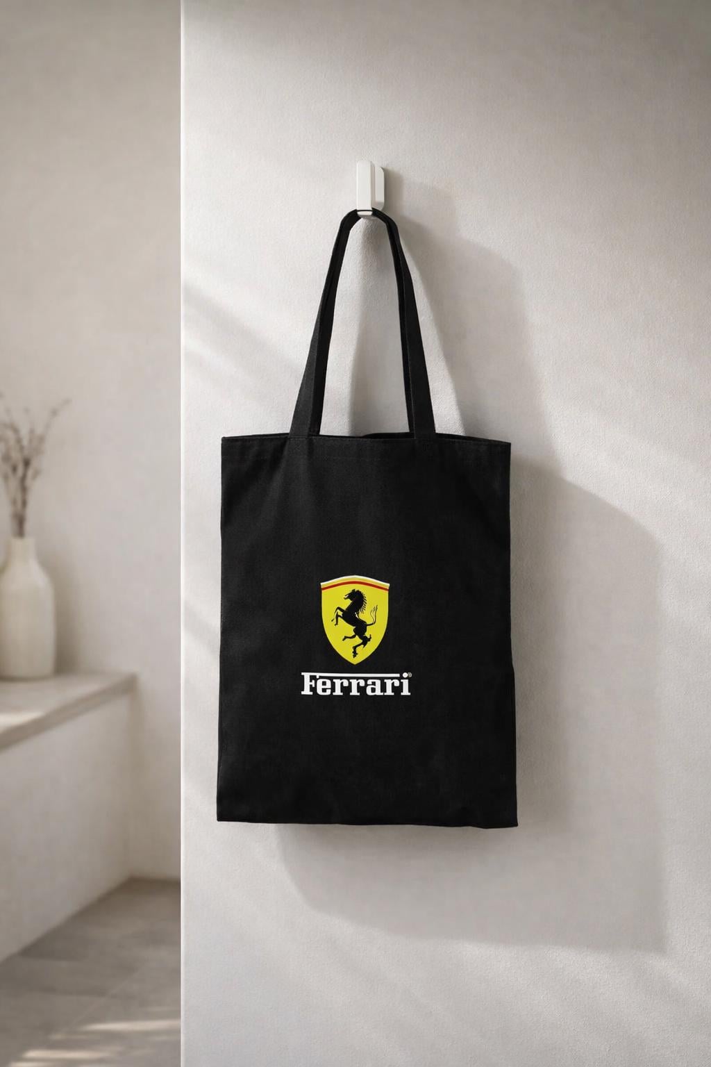Vintage bag borsa Ferrari Marlboro signed De Adamich