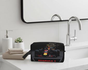 フォーミュラ1レーシングトイレタリーバッグ - モータースポーツ旅行用コスメバッグ（男性用） - ギフト