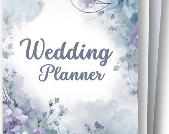 Wedding Planner PDF | Printable Wedding Planner | Bridal Organizer, Budget, Guest List & Checklist