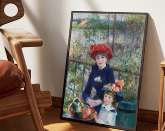 二人の姉妹（テラスにて） - ピエール＝オーギュスト・ルノワールの