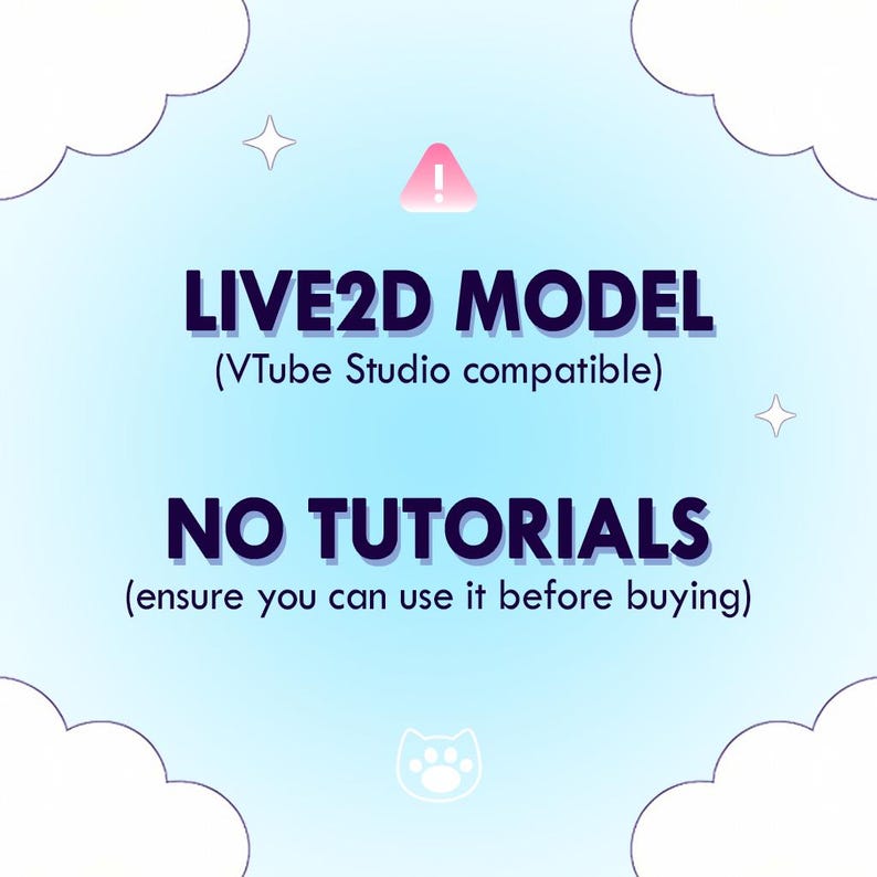Modelo VTuber Live2D: Blue Dream / Versión sin alternancia (Vtube ...