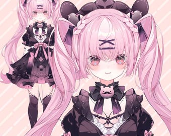 Live2D VTuber-model | Konijntje | Geen schakelaars | Klaar voor VTube-studio