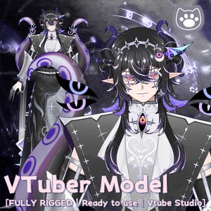 Live2D VTuber Model | Ancient Evil | 10+ toggles