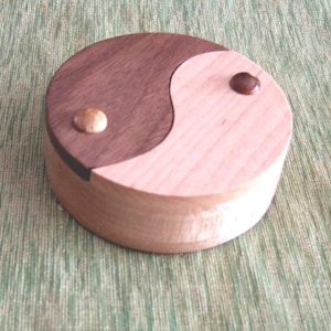 Yin Yang Box - Jewelry Box - Trinket Box - Change Holder