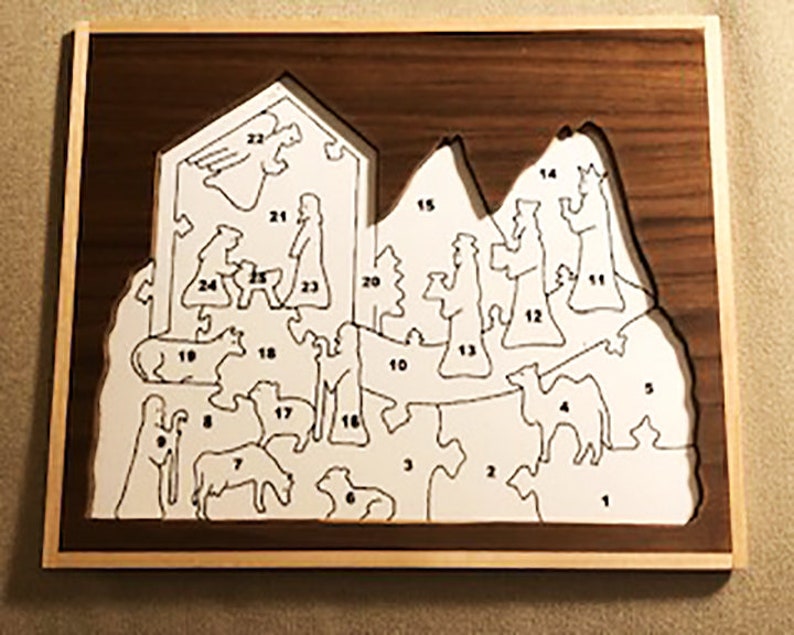 Advent Calendar Puzzle Etsy