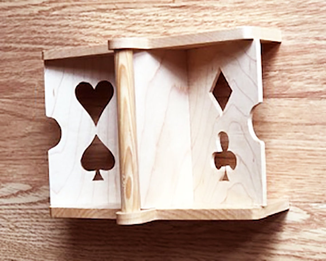 Card Holder Playing Card Holder Playing Cards Etsy