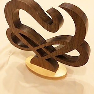 Heart - Infinity Heart - Wooden Heart - Scrolled Heart