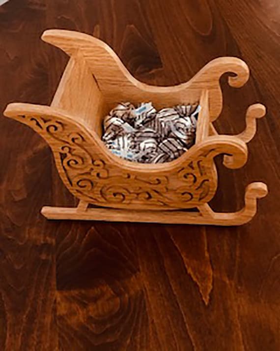 Christmas Candy Dish Sleigh Sleigh Candy Dish Sleigh Etsy Australia