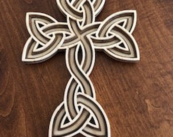 Celtic Knot Cross - Irish Cross - Handmade Cross