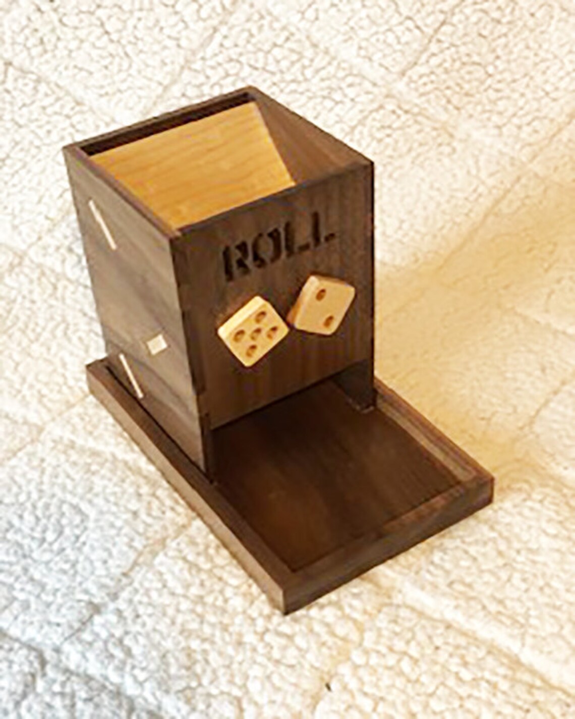 Dice Roller Bunco Yahtzee Roller for Dice Game Etsy