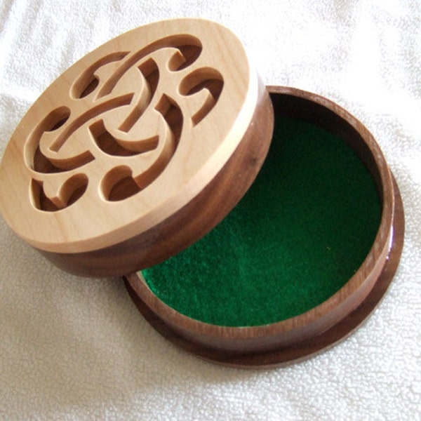 Celtic Jewelry Box - Trinket Box - Irish Gift  - Celtic Knot - St. Patty's Day