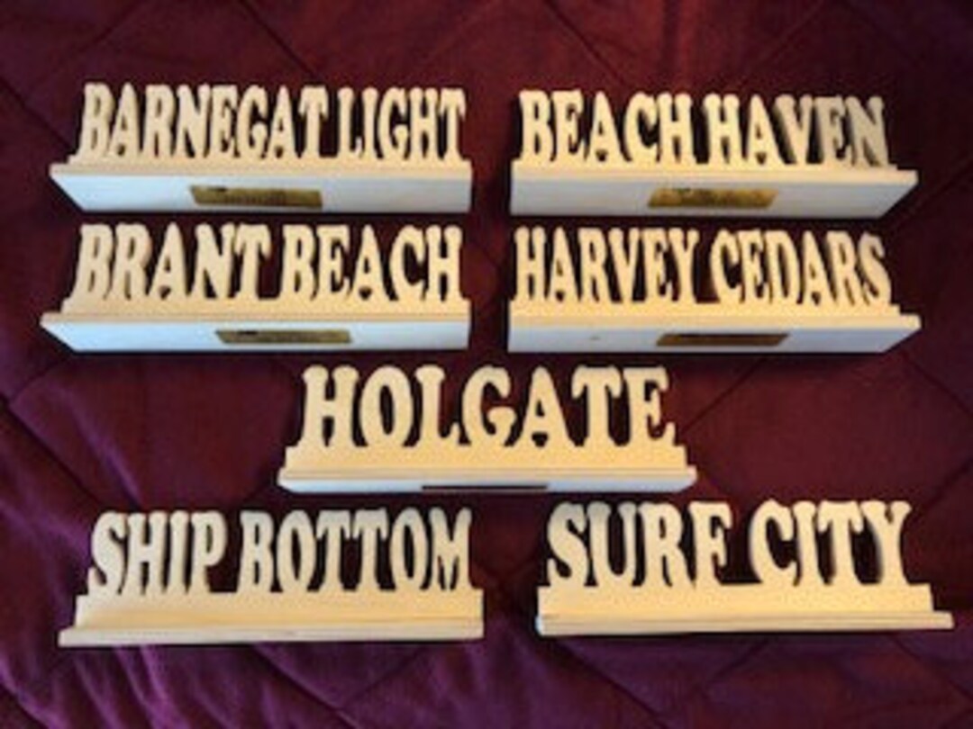 Long Beach Island Towns and BHW Barnegat Light, Brant Beach