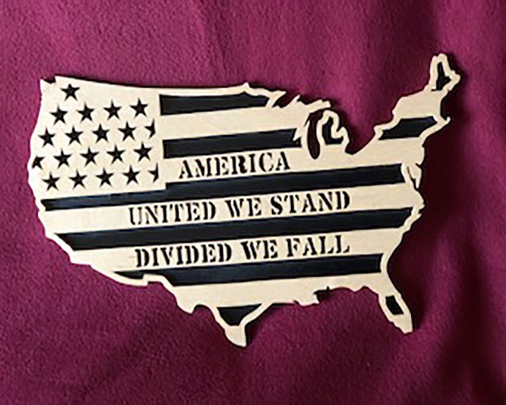 United States of America - United We Stand - Divided We Fall - Etsy