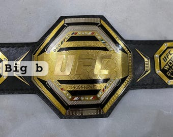 Nuova replica della cintura da boxe da 4 mm del campionato dei pesi massimi UFC Wrestling/Cintura da boxe UFC Wrestling