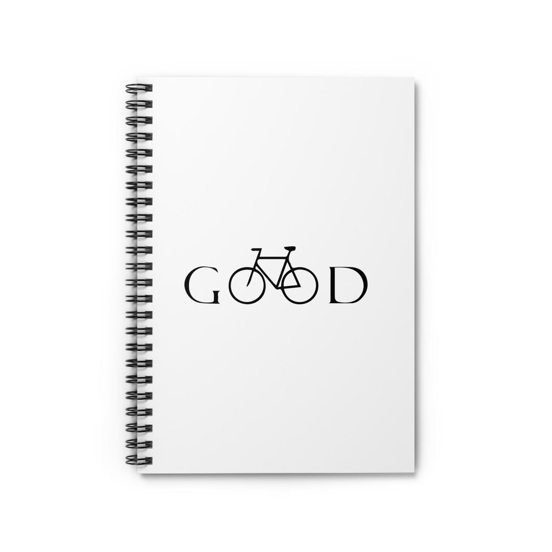 Velo Notebook Good Cycling Spiral Notebook - Minimal Bike Writing Journal - Etsy