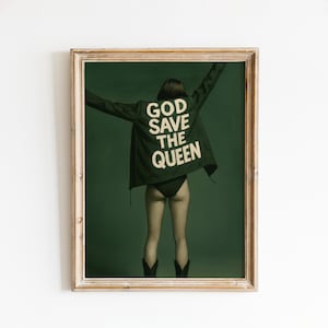 god save the queen all dressed in green God Save the Queen Jacket