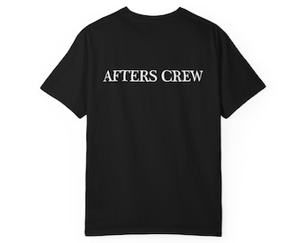 Camiseta Afters Crew: camiseta con eslogan divertido, camiseta gráfica extragrande, ropa para festivales rave